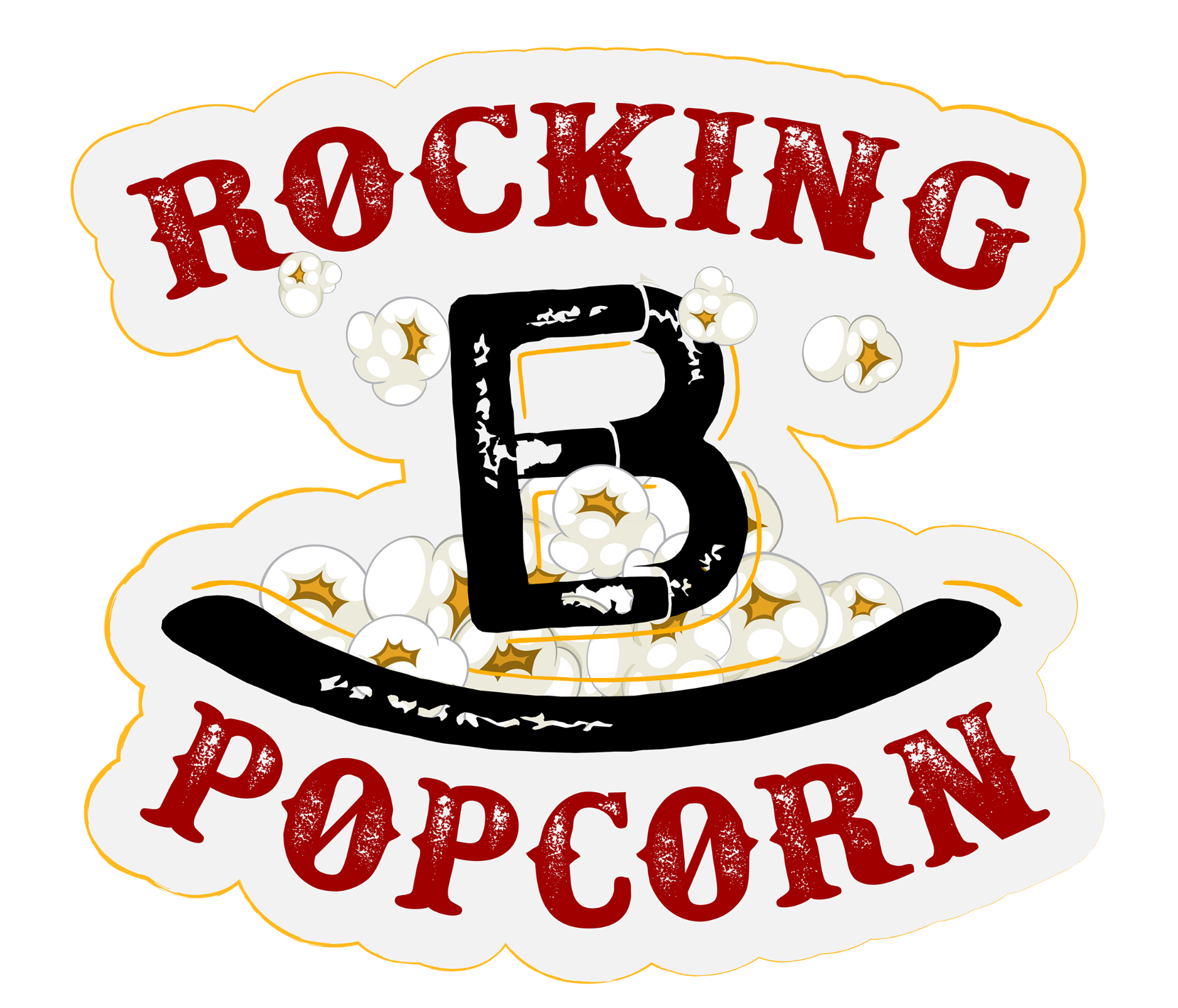 Open Rocking B Logo Rocking B Popcorn — Gourmet Popcorn in Warsaw, Missouri